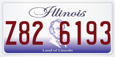 IL license plate Z826193