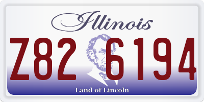 IL license plate Z826194