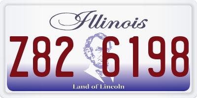 IL license plate Z826198