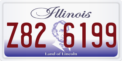 IL license plate Z826199