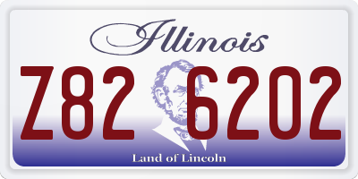 IL license plate Z826202