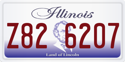 IL license plate Z826207