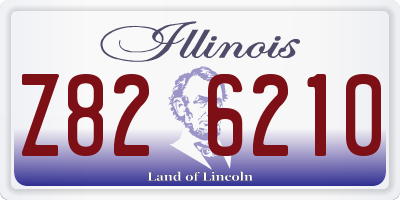 IL license plate Z826210