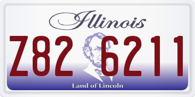 IL license plate Z826211