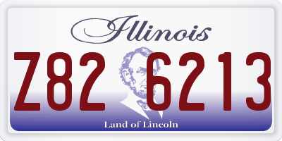 IL license plate Z826213