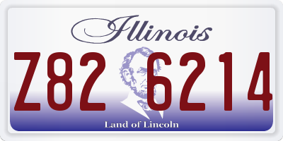 IL license plate Z826214