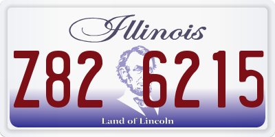 IL license plate Z826215