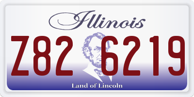 IL license plate Z826219