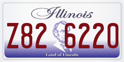 IL license plate Z826220