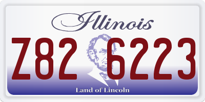 IL license plate Z826223