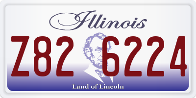 IL license plate Z826224