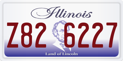 IL license plate Z826227