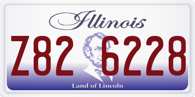 IL license plate Z826228