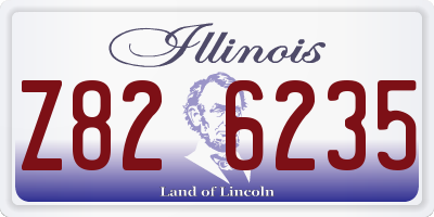 IL license plate Z826235
