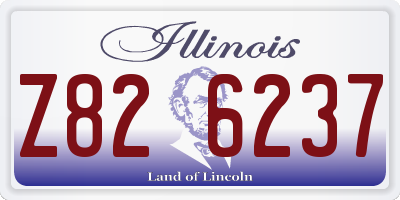 IL license plate Z826237