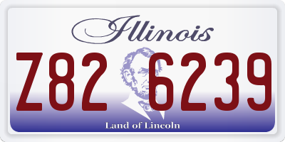 IL license plate Z826239