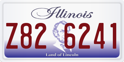 IL license plate Z826241