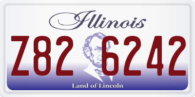 IL license plate Z826242