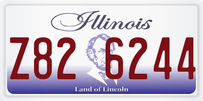 IL license plate Z826244