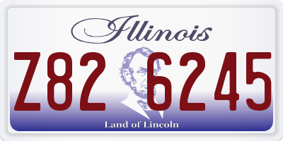 IL license plate Z826245