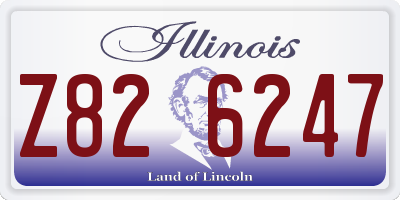 IL license plate Z826247