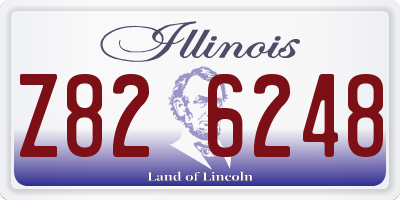 IL license plate Z826248