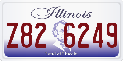 IL license plate Z826249