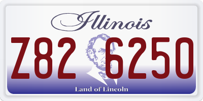 IL license plate Z826250