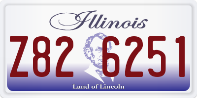 IL license plate Z826251