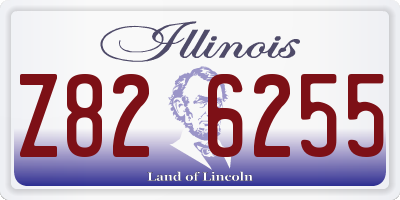 IL license plate Z826255