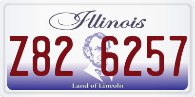 IL license plate Z826257