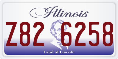 IL license plate Z826258