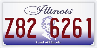IL license plate Z826261