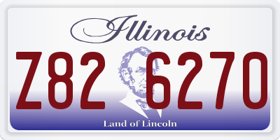 IL license plate Z826270