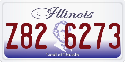 IL license plate Z826273