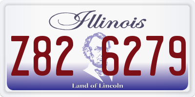 IL license plate Z826279