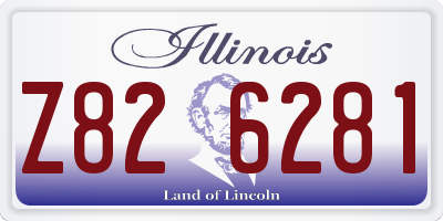 IL license plate Z826281