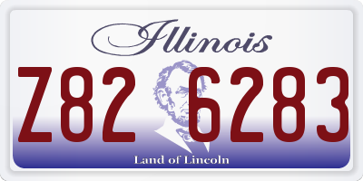 IL license plate Z826283