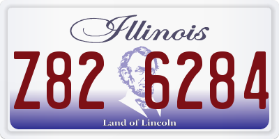 IL license plate Z826284