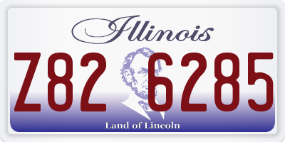 IL license plate Z826285