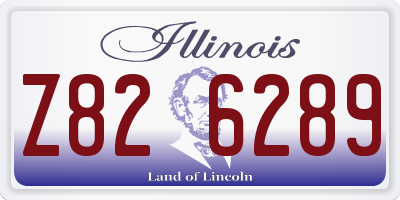 IL license plate Z826289