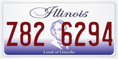 IL license plate Z826294