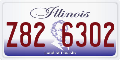 IL license plate Z826302