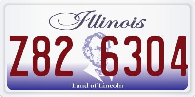 IL license plate Z826304