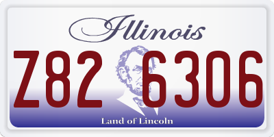 IL license plate Z826306