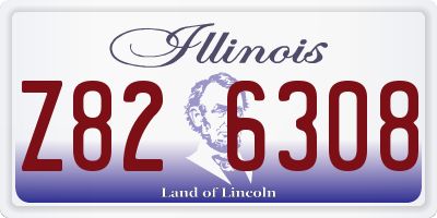 IL license plate Z826308