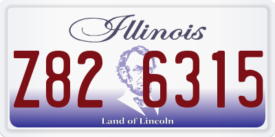 IL license plate Z826315