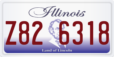 IL license plate Z826318