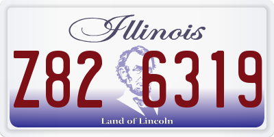 IL license plate Z826319