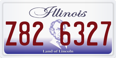 IL license plate Z826327